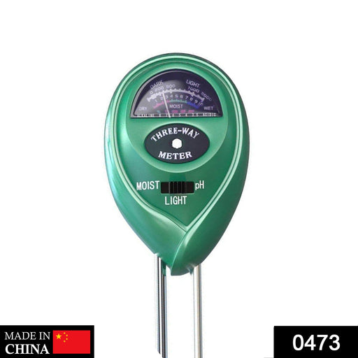 Soil Tester 3-in-1 Plant Moisture Sensor (Green) by Your Brand