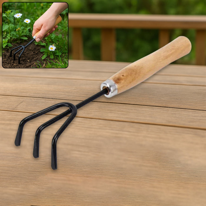 Hand Cultivator (Steel, Black) by Your Brand