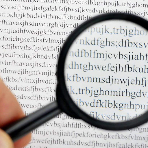 Real Glass Magnifying Lens for Reading, Breakage-Proof (50 mm) by Your Brand