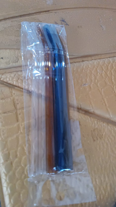 Reusable Glass Straws Clear Glass Drinking Straw (5 pcs Set)