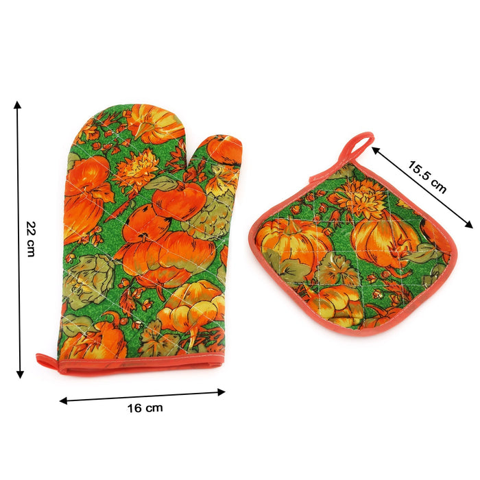 Professional Cotton Oven Mitt gloves by Your Brand