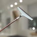 Telescopic bathroom wiper by Ganesh, 12 inch (30 cm), multiple views.