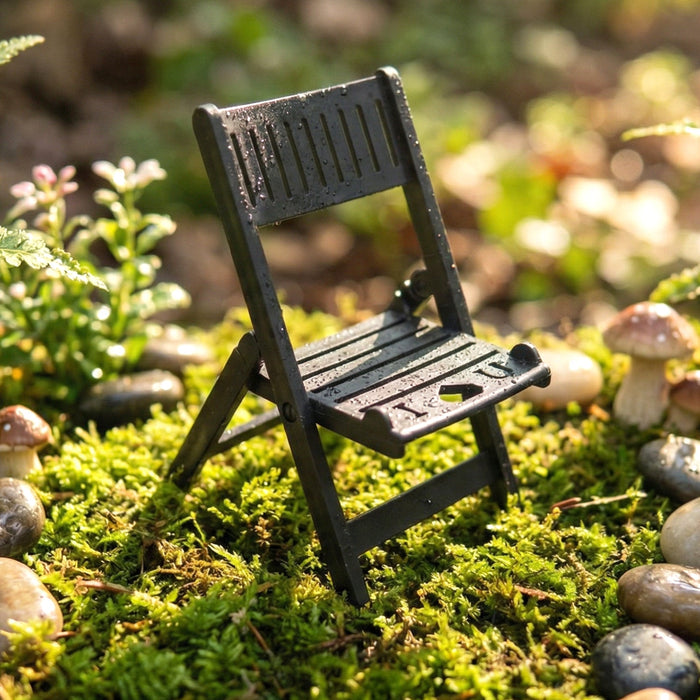 Mini Chair Shape Mobile Stand Holder (1 Pc / Balck Color) by Your Brand