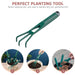 Heavy-duty garden trowel tool, small size, for digging and potting.