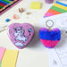 Heart Shape Gift Box & Plush Keychain (2 Pc) by Your Brand