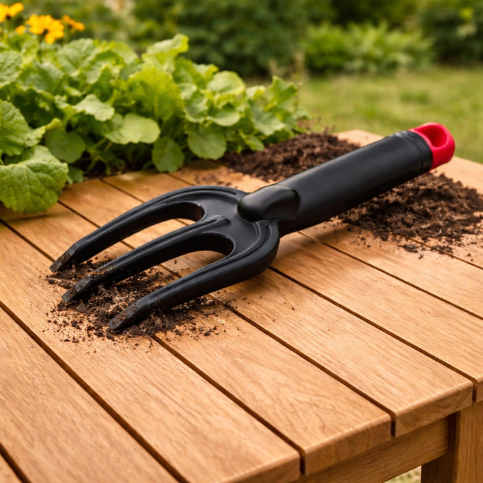 Heavy Duty Garden Hand Cultivator Fork 27.5 Cm (1 Pc) by Your Brand