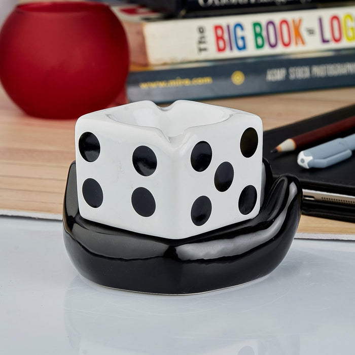 Colourful Smoking Ceramic Ashtray with Retro Vibes by Your Brand