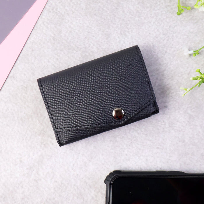 Premium Compact Multi-Card Wallet with Secure Snap Closure by Your Brand