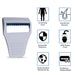 Razor with flexible head for women