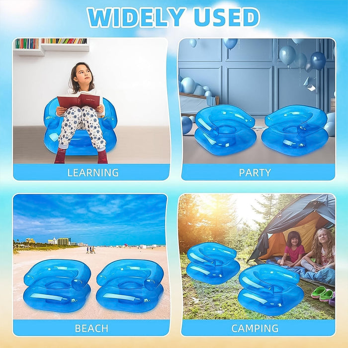 Inflatable Sofa Chair Boys and Girls Suitable for Camping (28 Inch Approx / 1 Set) by Your Brand