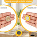 Colorful Round Refrigerator Magnets Set (12 Pc Set) by Your Brand