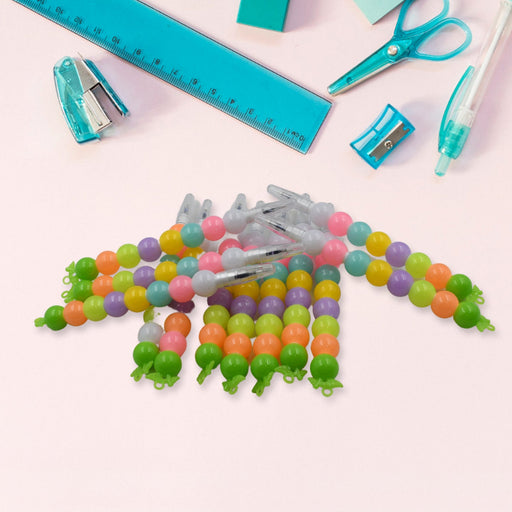 Pearls Pen Set – Multicolor Non-Sharpening Moti Gel Pens for Kids (12 Pc Set) by Your Brand