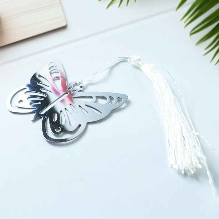 Elegant Butterfly Design Metal Bookmark (1 Pc) by Your Brand