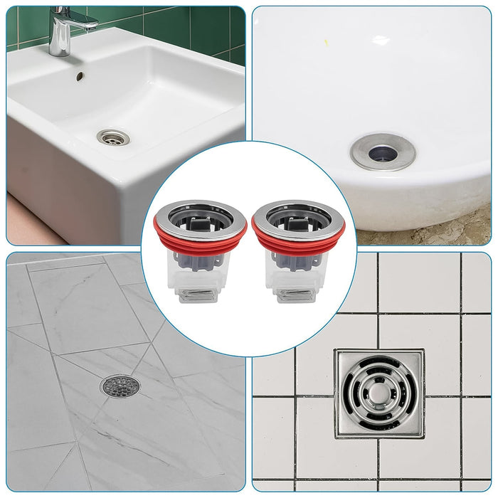Plastic Odour Proof Floor Drain Sink Drain for Toilet Bathroom Kitchen (1 Pc) by Your Brand