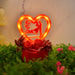 Heart-Shaped Decorative Couple Statue