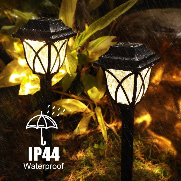 Solar Pathway Lights Outdoor Garden Lights (2 Pcs Set) by Your Brand