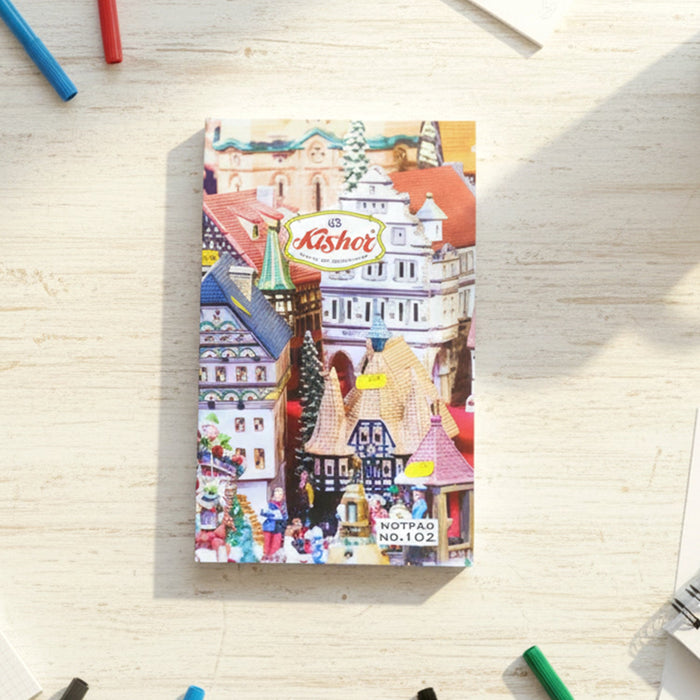 Premium Pocket Notebook – 80-Page Writing Notepad (165 × 105 mm, 1 Pc) by Your Brand