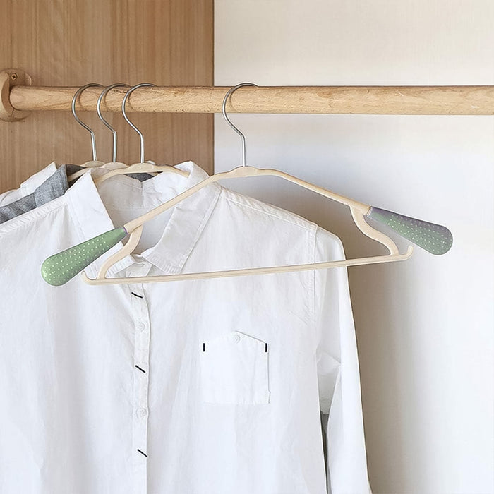 PP Cloth Hanger Set of 1 with Zinc Plated Steel Hook (1 Pc) by Your Brand