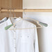 PP Cloth Hanger Set of 1 with Zinc Plated Steel Hook (1 Pc) by Your Brand