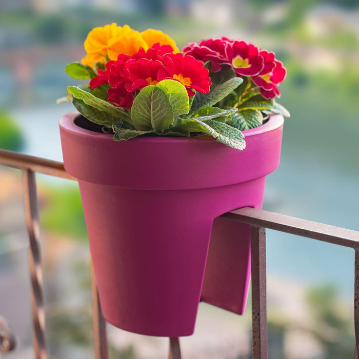 Creative Flower pot Balcony Flower Pot Holder (2 Pc) by Your Brand