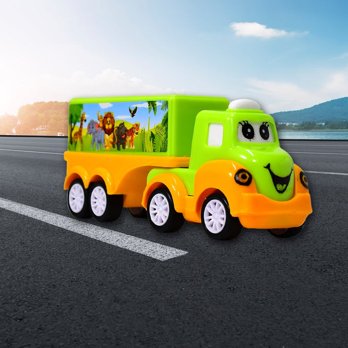 Small Green and yellow Toy Truck. by Your Brand