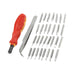 Screwdriver Set 32 in 1 with Magnetic Holder by Your Brand