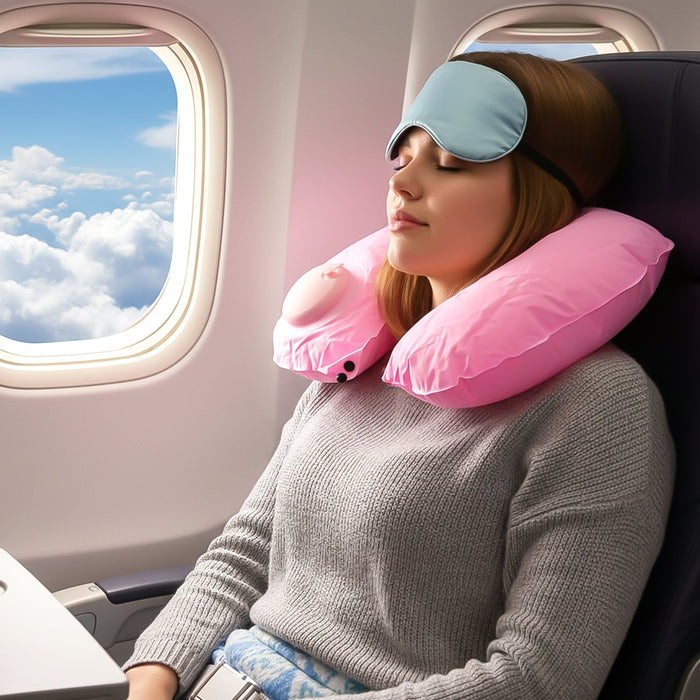 Inflatable Travel Neck Pillow (1 Pc) by Your Brand