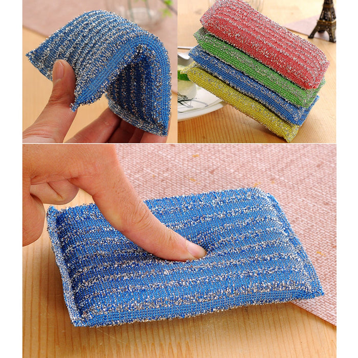 Scratch Proof Kitchen Utensil Scrubber Pad (Pack of 12) by Your Brand