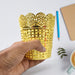 Pen holder Office Desk Metal Mesh Pen Stand (1 Pc) by Your Brand
