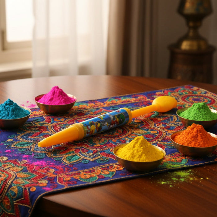 Kids Long Range Plastic Holi Water Shooter Gun Pichkari for Holi Festival (1 Pc) by Your Brand