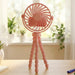 Portable Rechargeable LED Light Fan with Flexible Tripod Stand (1 Pc) by Your Brand