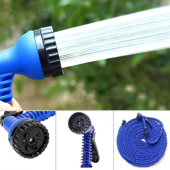 Expandable Magic Garden Hose with Spray Gun, Approx 4 Metre Pipe (1 Set / Mix Color) by Your Brand