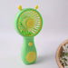 Cute Cartoon Style Rechargeable Mini Handheld Fan (1 Pc) by Your Brand