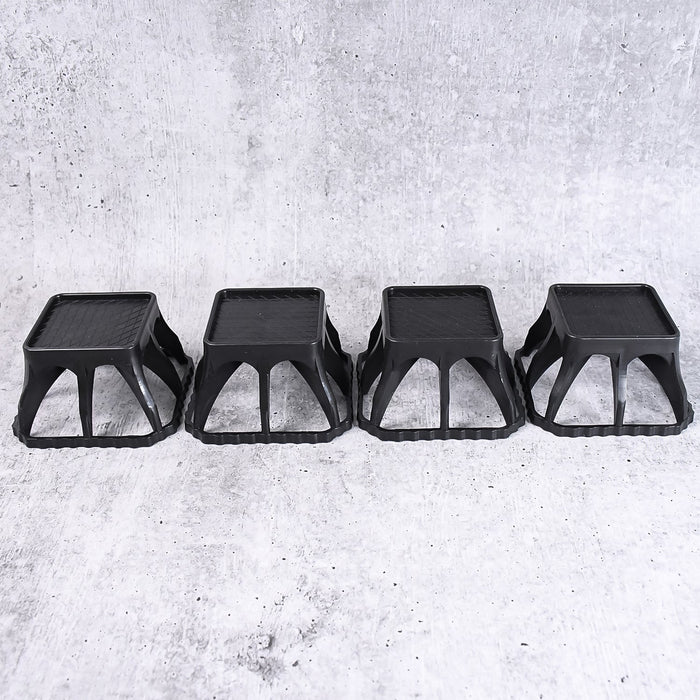 Multi-Purpose Plastic Washing Machine Stand (4 Pcs Set) by Your Brand