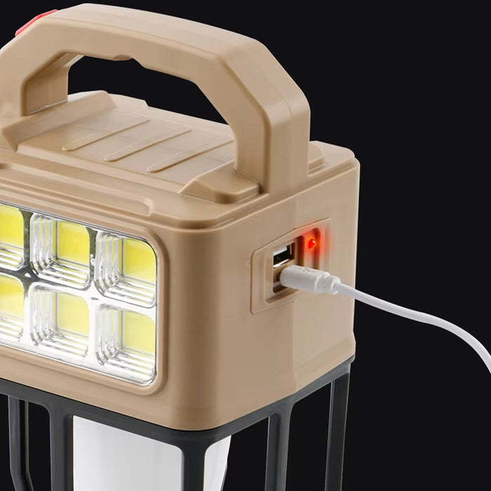 Solar Portable Camping Lantern 3 Light Modes Camping Lantern by Your Brand
