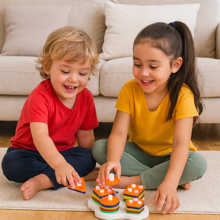 Geometric Stacking Sorter Puzzle Toy by Your Brand