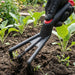 Hand Garden Cultivator Rake Plastic Gardening Tool (1 Pc, 27 Cm) by Your Brand