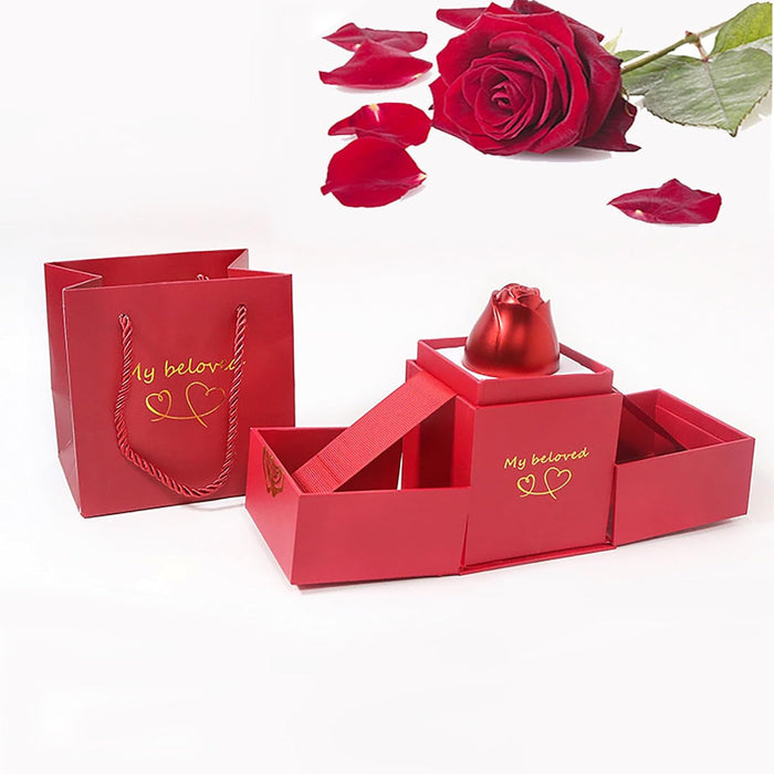 Christmas Gifts for Women Rose Ring Box Jewellery Box by Your Brand