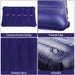 Velvet Air Inflatable Travel Pillow (Blue) by Your Brand