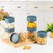 Leak-proof airtight jar for pantry organization