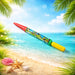 Long Range Plastic Holi Pichkari Water Gun Sprayer for Kids (1 Pc, 32 Cm) by Your Brand