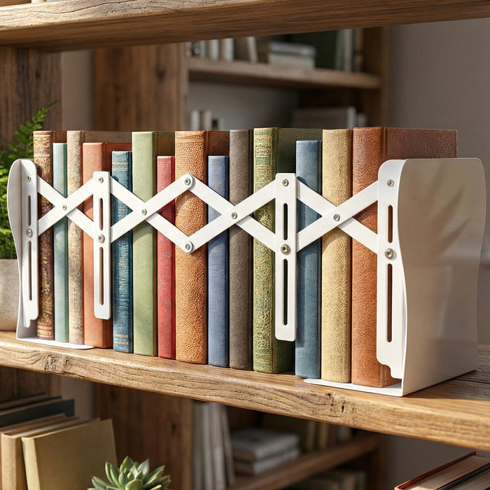 Adjustable Telescopic Iron Desk Book Stand (1 Pc) by Your Brand