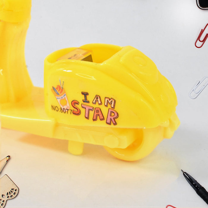 Bike Shaped Pencil Sharpener – Unique Fun Stationery Accessory Creative Workspaces by Your Brand