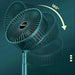  Adjustable Portable Desktop Fan - scale and size reference