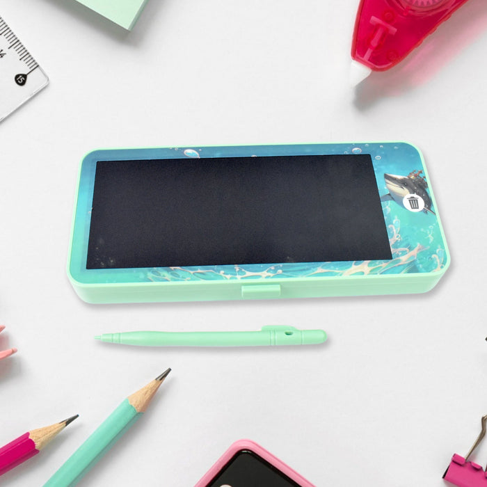LED Drawing Pen Case writing pad / Compass Blue colour (1 pc) by Your Brand