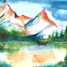 Watercolor Paint Set with 8 Vibrant Colors, Brushes, and Palette by Your Brand
