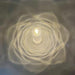 Crystal rose LED candle with a clear acrylic finish, ideal for home decoration and gifting.