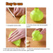 Flexible silicone peeler for garlic and ginger.