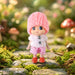 Cute Mini Doll Keychain Soft Knitted Cap Girl Charm Keyring (1 Pc / Mix Color) by Your Brand