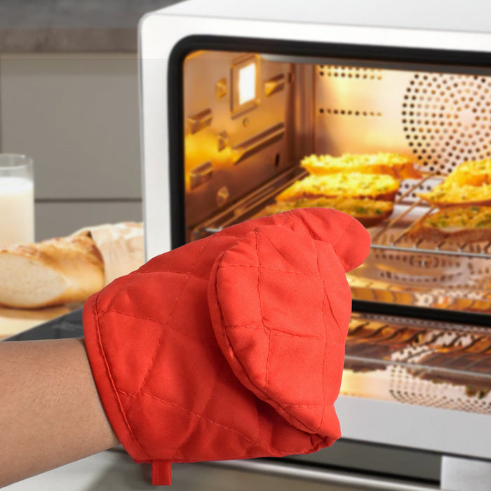 Heat Resistant Non-Slip Oven Mitts / Gloves (1pc) by Your Brand